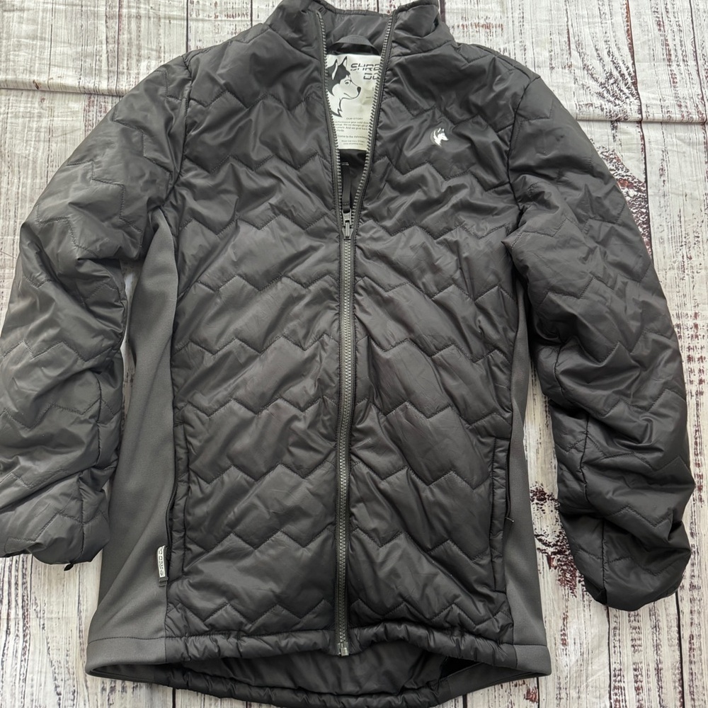 Shred Dog Gray Insulated Jacket Size 16 3M Thinsulate Winter Coat